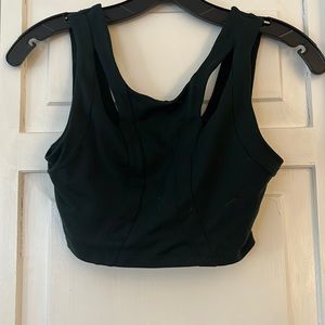 Alo yoga bra / crop top dark green size small